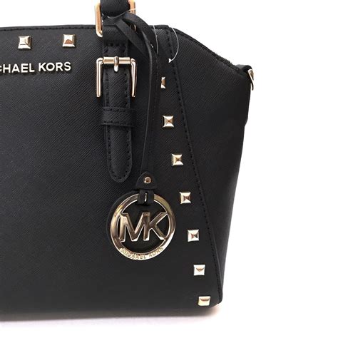 michael michael kors star studded medium messenger bag|Michael Kors Messenger bag women.